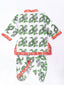 KID1 Printed Angharakha Kurta Dhoti White