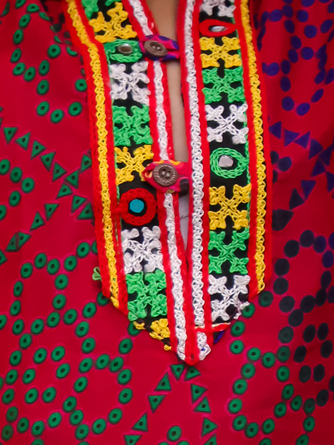 KID1 Colourama Navratri Kurta Dhoti Set Multi