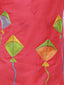 Kid One Kite Embroidered Kurta with Printed Dhoti Set Red