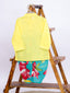 Kid One Infants Cotton Floral Embroidered Kurta With Dhoti Set For Boys Yellow