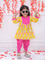 KID1 Krisha Peplum Dhoti Set Yellow