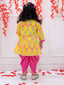 KID1 Krisha Peplum Dhoti Set Yellow