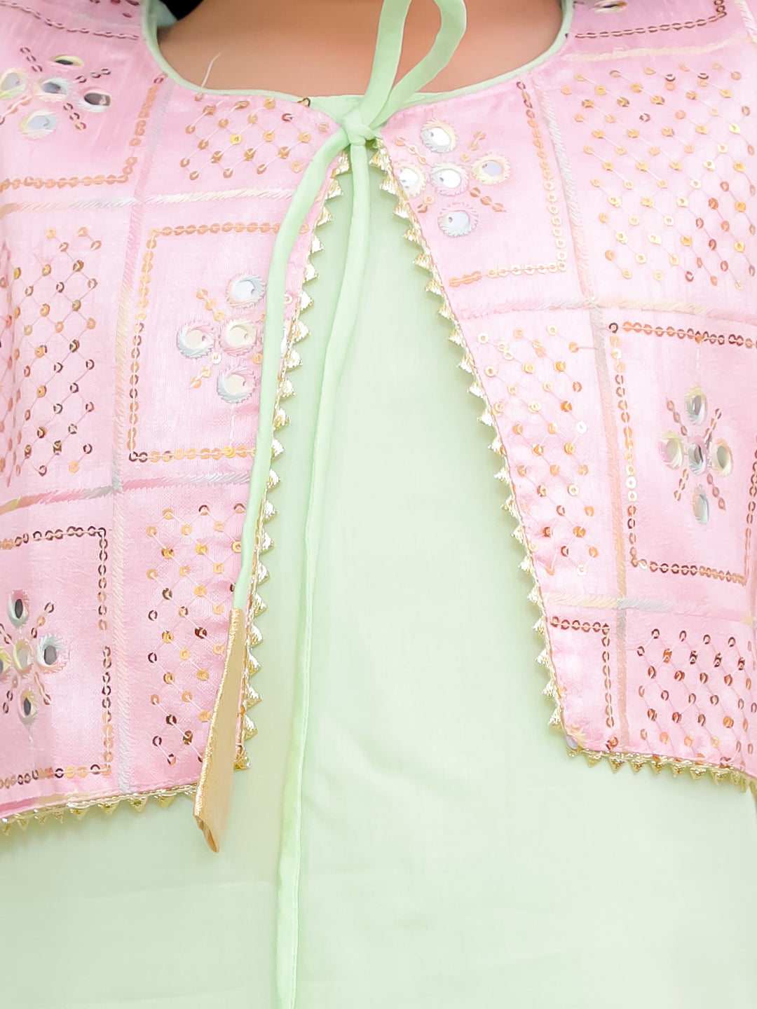 KID1 Kaanchi Kurti Dhoti Set Pink