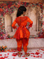 KID1 Dandia Mania Dhoti Set Orange