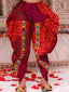 KID1 Dandia Mania Dhoti Set For Girl With Colourama Navratri Kurta Dhoti Set For Boys - Pink & Multi