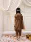 KID1 Dilkudi High Low Kurti Dhoti Set Brown