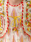 KID1 Madhubani Print Kurti Dhoti With Jacket Yellow