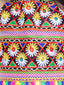 Kid One Navratri Printed Cotton Top Dhoti With Cap Set For Girls Red