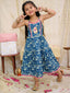 KID1 Jungle Jam Long Dress Blue