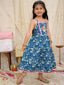 KID1 Jungle Jam Long Dress Blue