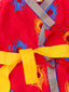 KID1 Mor Pankhh Kanha Angrakha Dhoti Set Red