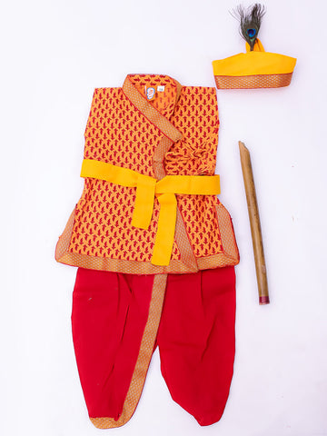 KID1 Traditional Krishnaa Set Yellow