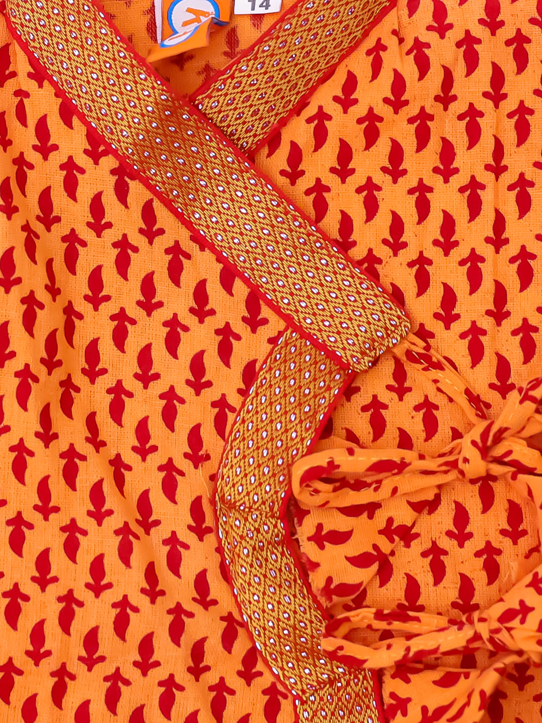 KID1 Traditional Krishnaa Set Yellow