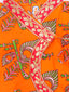KID1 Printed Angharakha Kurta Dhoti Orange