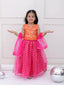 KID1 Miss Glam Lehenga Set Orange