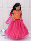 KID1 Miss Glam Lehenga Set Orange