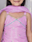 KID1 Noor Embroidery Backless Choli With Lehenga And Dupatta Purple