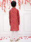 KID1 Lehar Kurta Pyjama Red