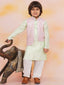 KID1 Kaancha Jacket Kurta Pyjama Set Pink