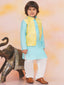 KID1 Kaancha Jacket Kurta Pyjama Set Yellow