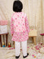 KID1 Nandi Motif Jacket Kurta Set Pink