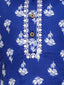 KID1 Floral Tiny Threads Kurta Pajama Set Blue