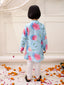 KID1 Floral Kurta Pajama Set Blue