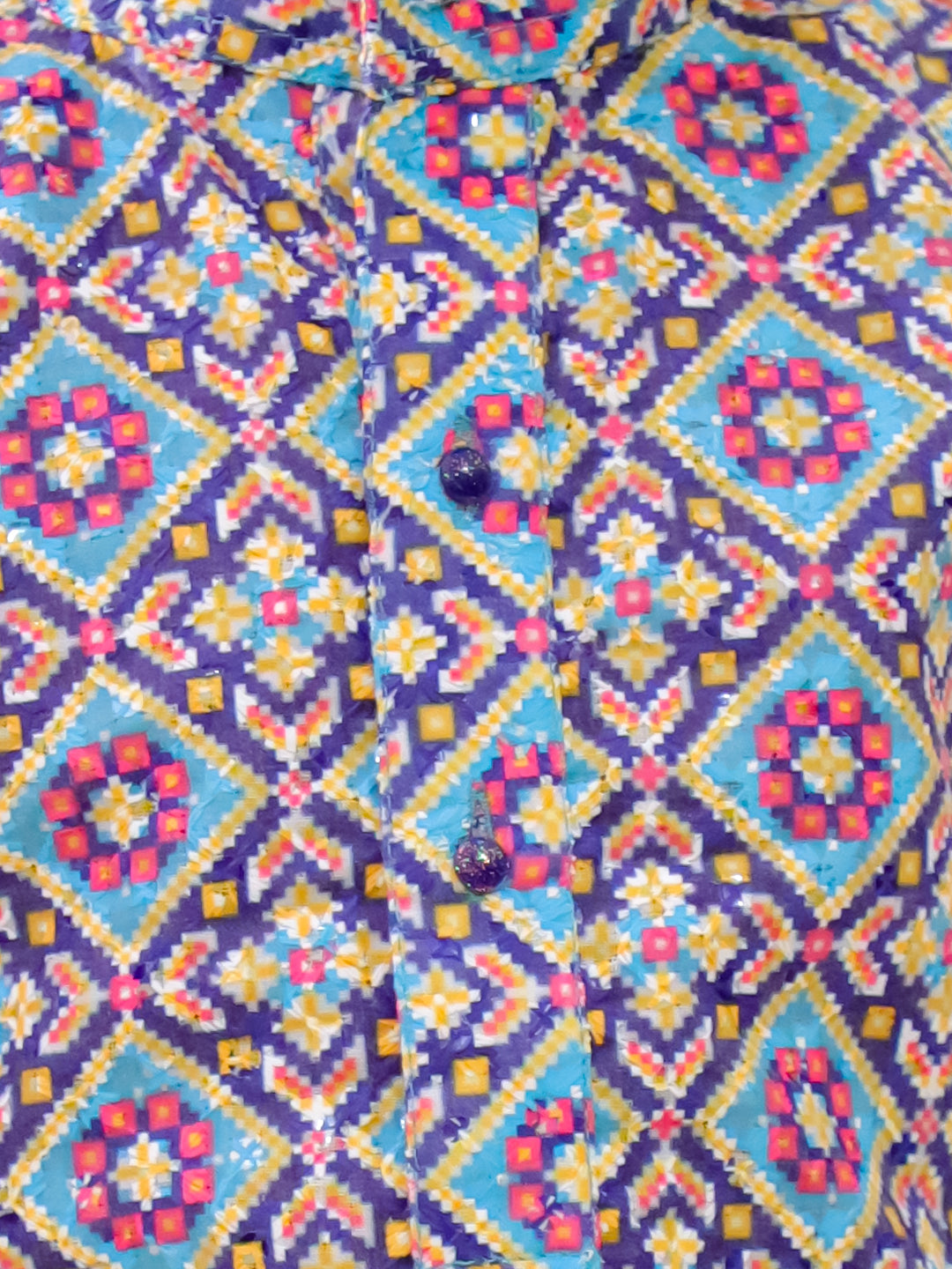 KID1 Embroidered Thread Kurta Pajamaa Set Multi