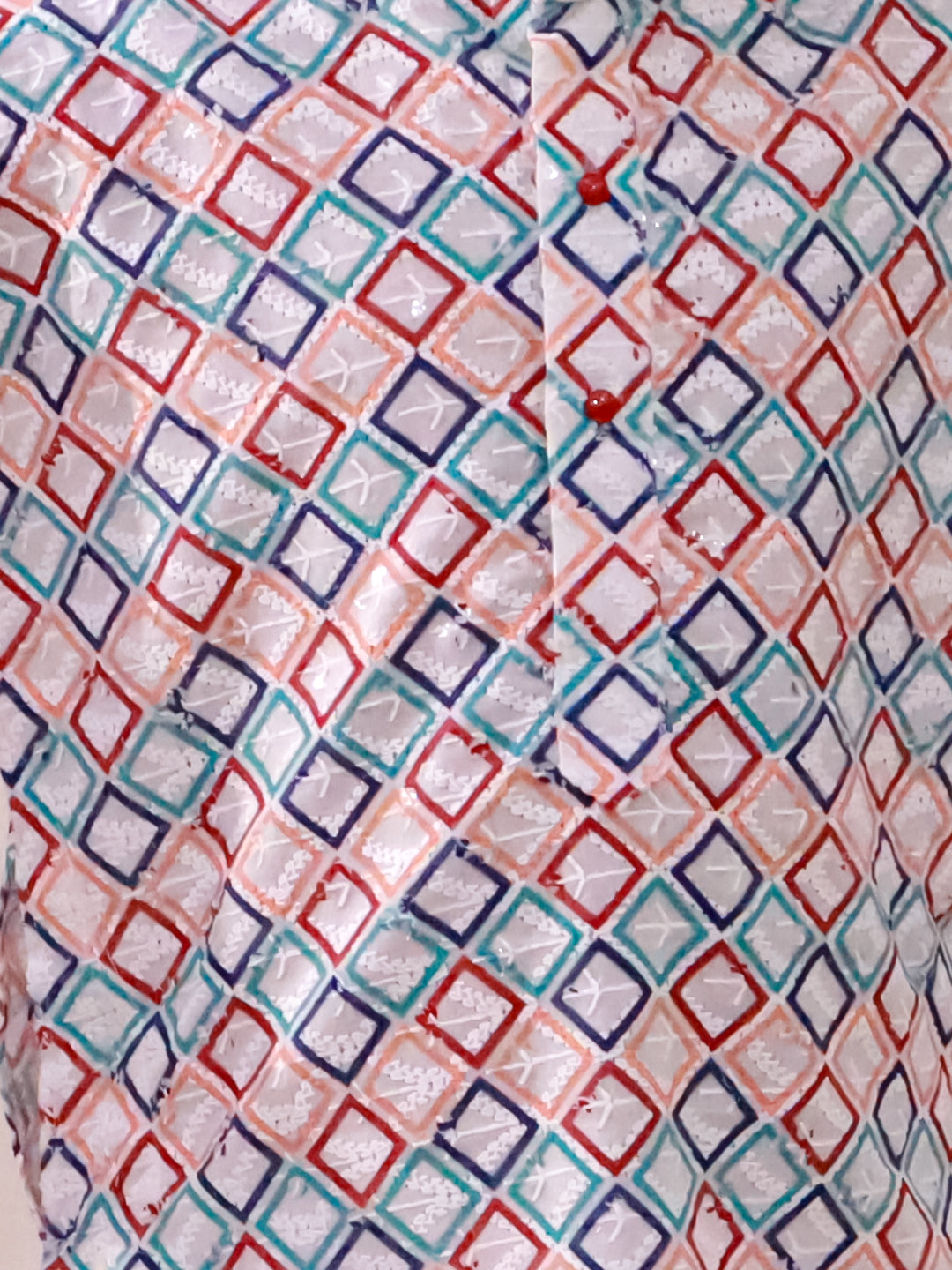 KID1 Embroidered Thread Kurta Pajama Set Multi