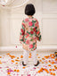 KID1 Floral Kurta Pajama Set Peach