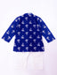 KID1 Infants Floral Tiny Threads Kurta Pajama Set Blue