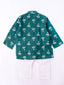 KID1 Infants Floral Tiny Threads Kurta Pajama Set Green