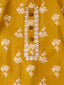 KID1 Infants Floral Tiny Threads Kurta Pajama Set Musturd
