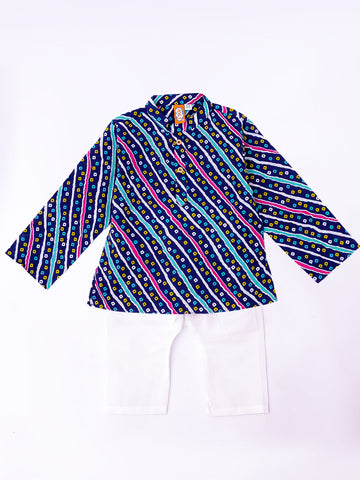 KID1 Infants Lehar Kurta Pyjama Blue