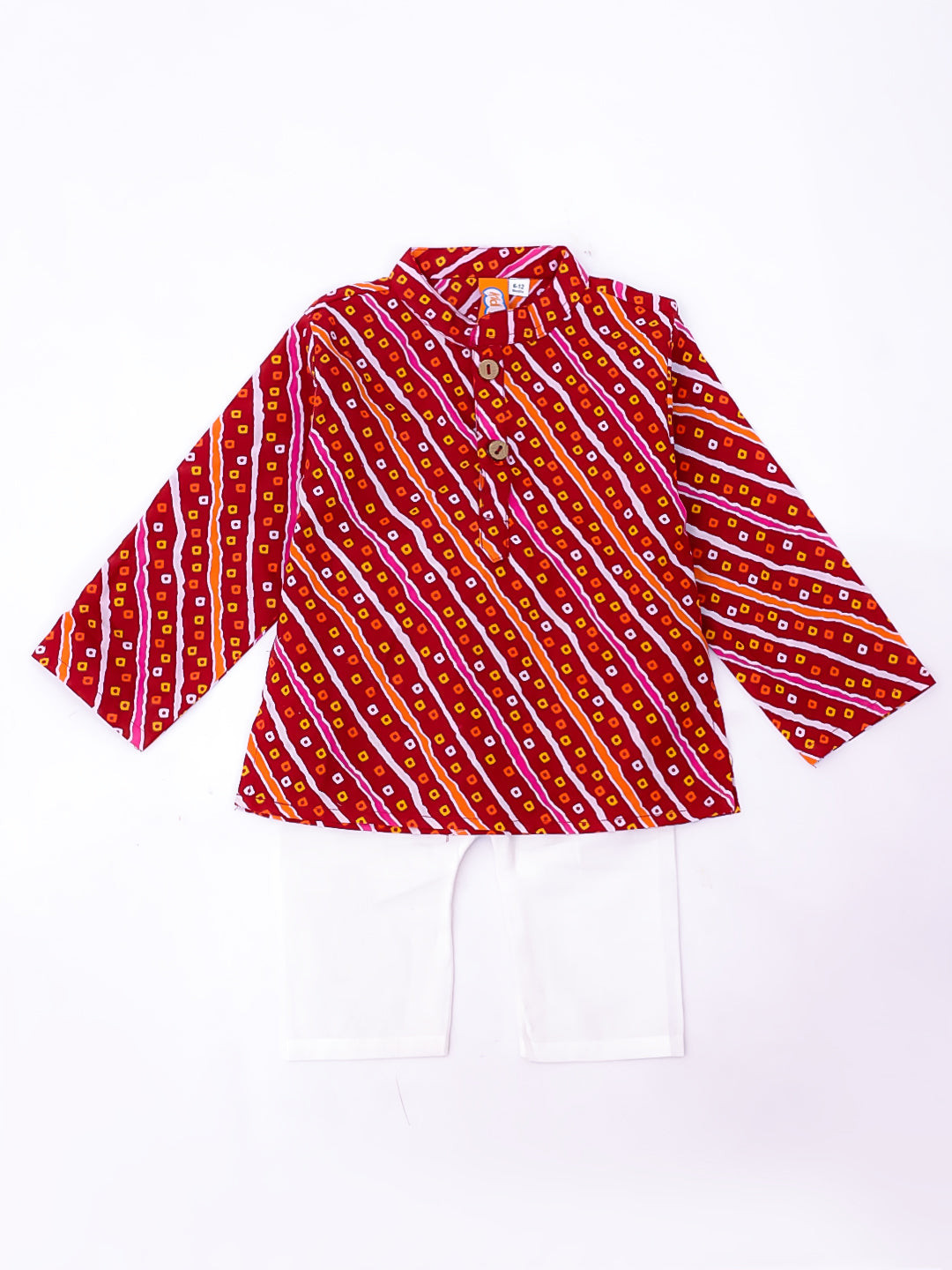 KID1 Infants Lehar Kurta Pyjama Red