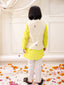 KID1 Embroidered Jacket Kurta Pyjama Set Yellow