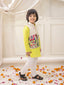 KID1 Embroidered Jacket Kurta Pyjama Set Yellow