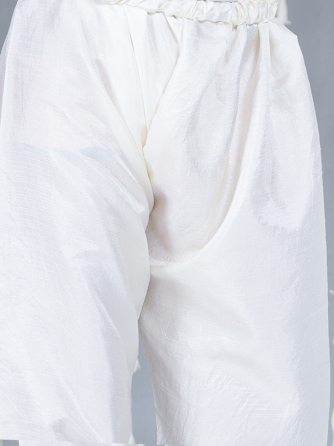 KID1 Dew Drop Jacket With Kurta And Pyjama Set Peach