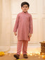 Kid One Sequins Work Kurta Pajama Set Pink