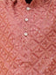 Kid One Sequins Work Kurta Pajama Set Pink