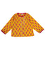 Kid One Printed Kurta Pajama Set Musturd