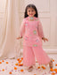 KID1 Blossom Kurti Plazzo with Dupatta Pink