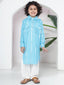 Kid One Pathani Kurta with Salwar Blue