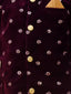 KID1 Embroidered Velvet Sherwani Set Purple