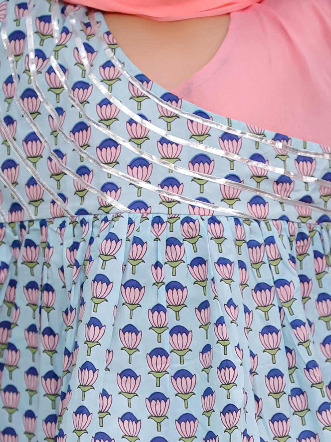 KID1 Lotus Bloom Shararaa Set Turquoise