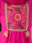 KID1 Vaani Kurti Sharara Set Pink