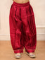 KID1 Chaandbutti Peplum Top With Afgani Salwar With Dupatta Yellow
