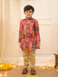 KID1 Royal Sherwani Set Multi