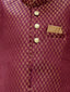 Kid One Buti Jacquard Sherwani Purple