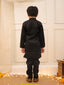 KID1 Embroiderd Sherwani Kurta Pajama Set Black